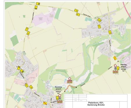 Rissenweg in Niederntudorf bleibt weiter wegen Brückensanierung voll gesperrt.